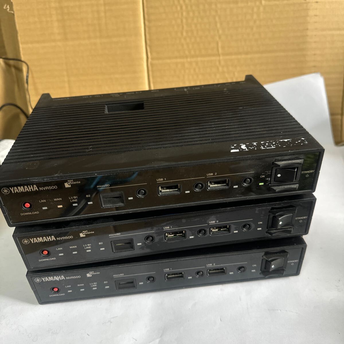 3台セット★YAMAHA ヤマハ NVR500 通電のみ拍卖