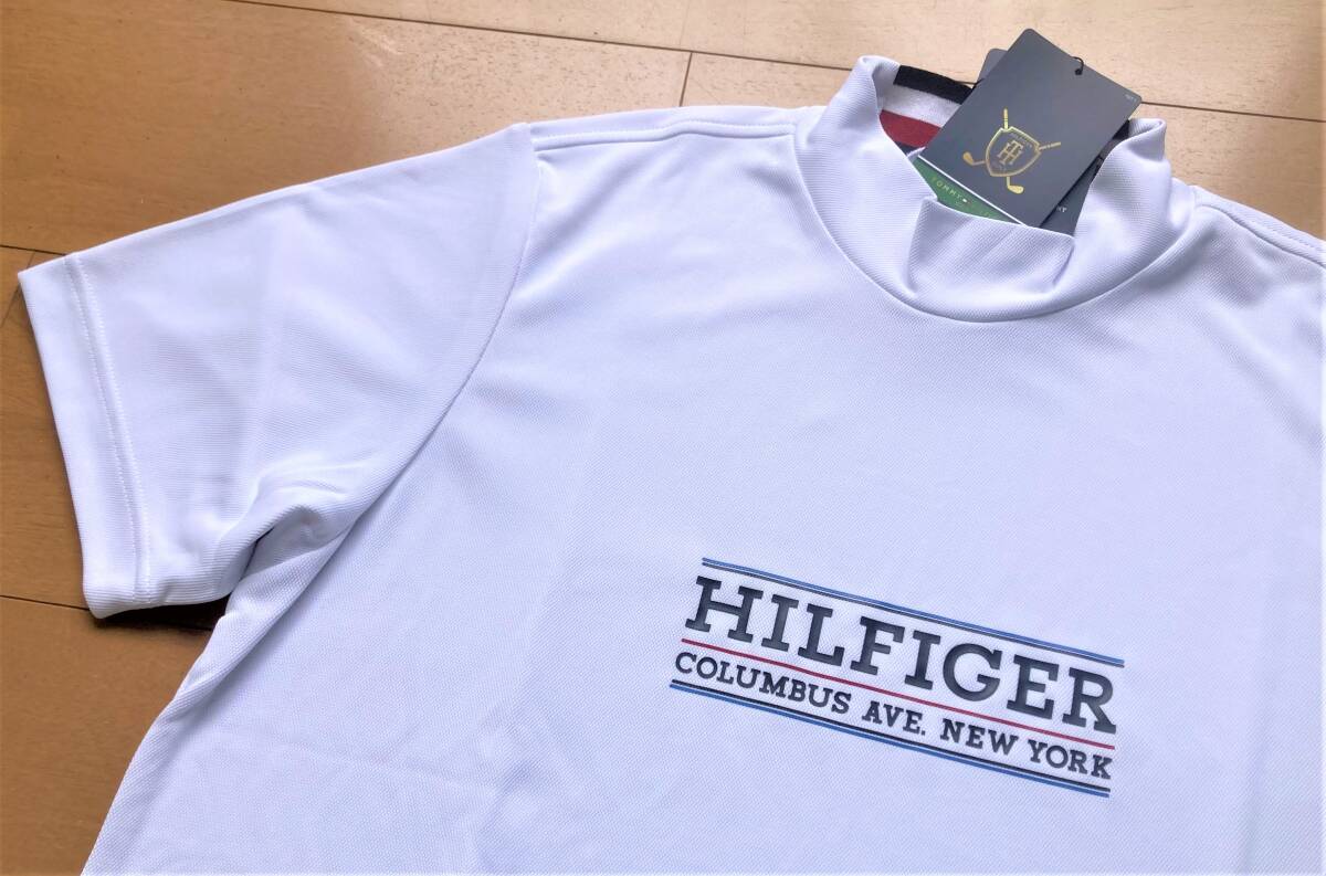 ◆TOMMY HILFIGER◆トミーヒルフィガー◆半袖モックシャツ◆XL◆ホワイト拍卖