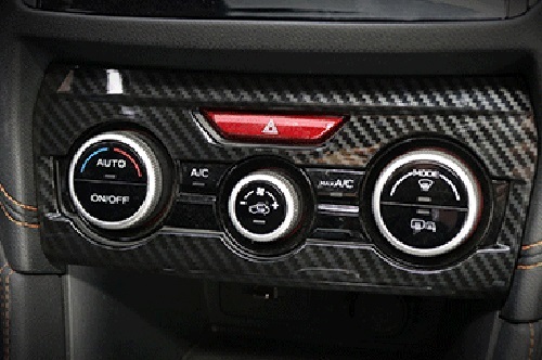 インプレッサ IMPREZA G4 スポーツ XV GT系 エアコンパネル カーボンデザイン スバル車用 内装 ドレスアップ カスタム パーツ拍卖