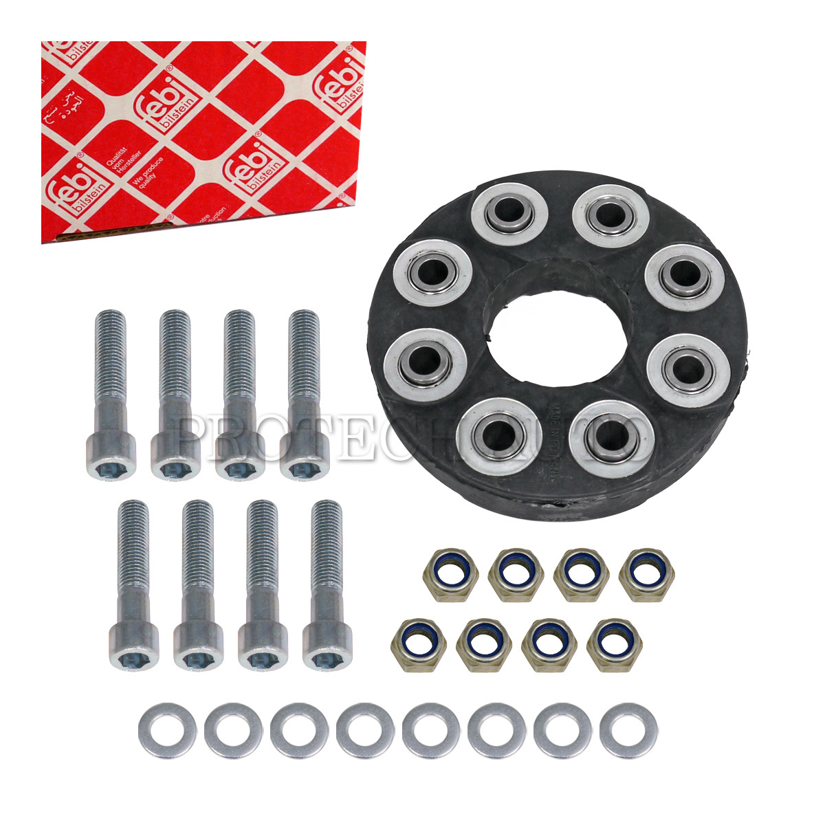 febi bilstein製 ベンツ C209 A209 W124 CLK55AMG 400E E400 E500 コンパニオンプレート/ジョイントディスク 1294100115拍卖