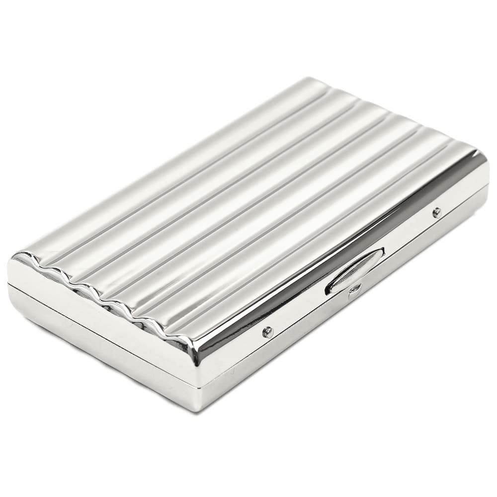 坪田パール シガレットケース たばこ入れ 1-53407-81 ウェーブニッケル12(85MM)拍卖