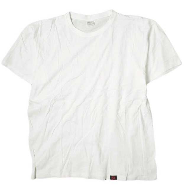 Pierre Cardin ピエール カルダン ソリッドクルーネックTシャツ L ホワイト 半袖 トップス g9658拍卖