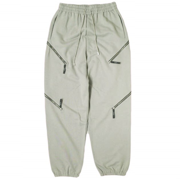 新品 ROTOL ロトル 24AW 日本製 TRANSFORM SWEAT PANTS トランスフォームスウェットパンツ R24WPEM27 2 GRAY イージー ジップ 裏毛 g21932拍卖