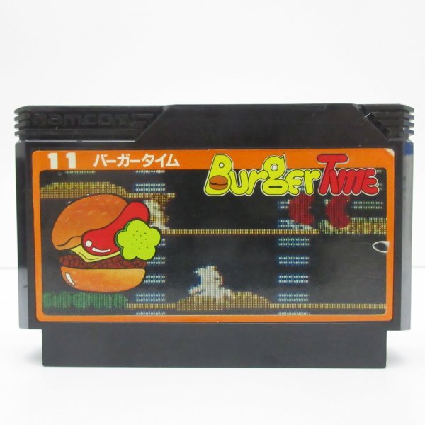 ★何点でも送料185円★ 11 バーガータイム ファミコン オ6レ即発送 FC ソフト 動作確認済み拍卖