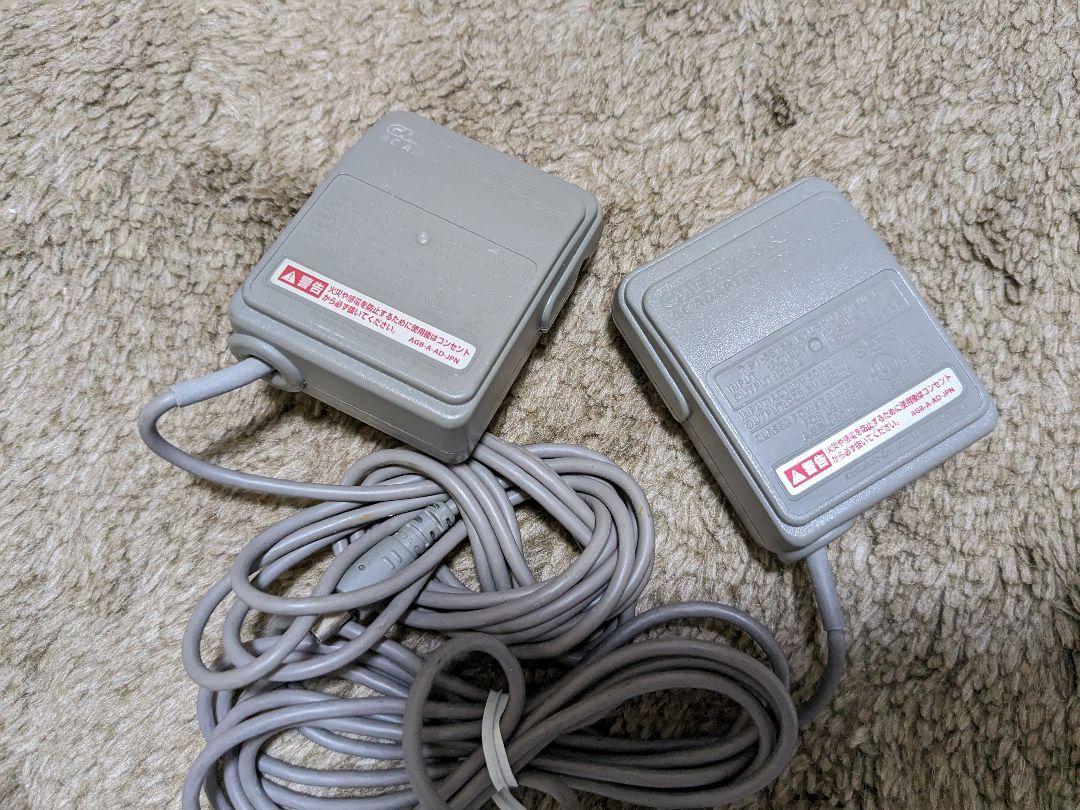 2個 美品 任天堂純正品 ゲームボーイアドバンス ACアダプター AGB-009拍卖