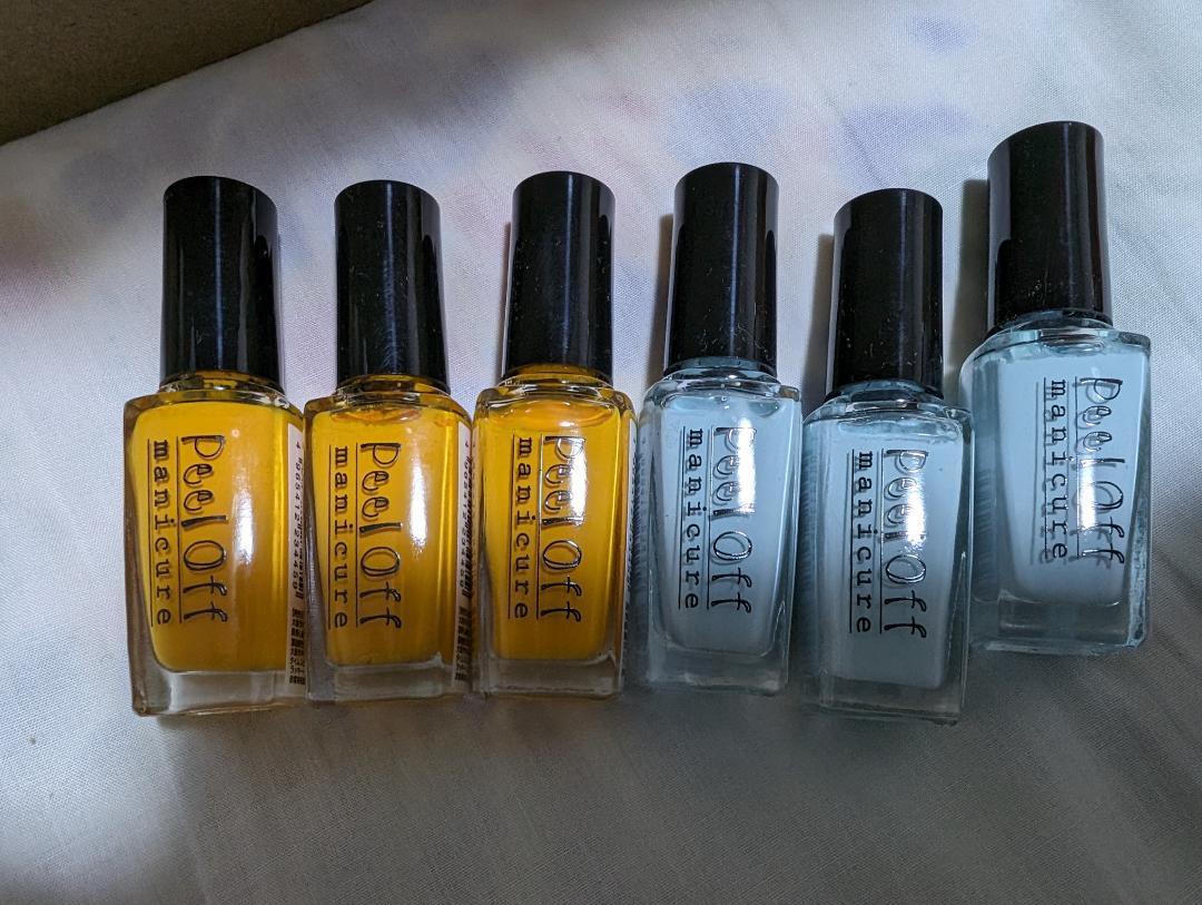 新品6個 TMピールオフマニキュア(7.5ml) グレー拍卖