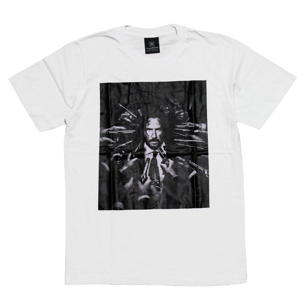 ジョンウィック 映画Tシャツ キアヌ・リーブス 伝説の殺し屋 ストリート系 デザインTシャツ おもしろTシャツ メンズ 半袖★tsr0612-wht-l拍卖