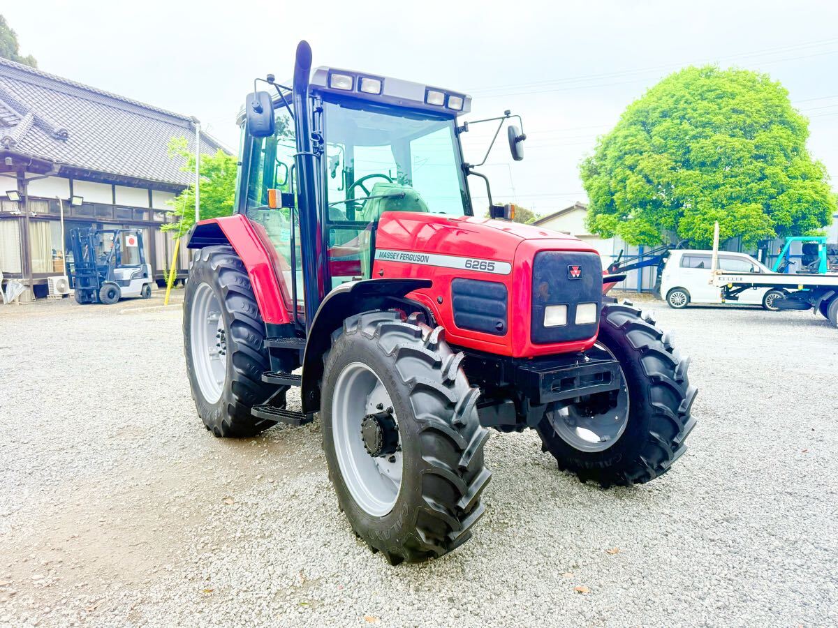 マッセイファーガソMF6265☆4WD☆106馬力☆DYNASHIFT☆POWER CONTROL☆1124時間☆パワステ☆外部油圧取り出口☆取扱説明書★下取りOK!拍卖
