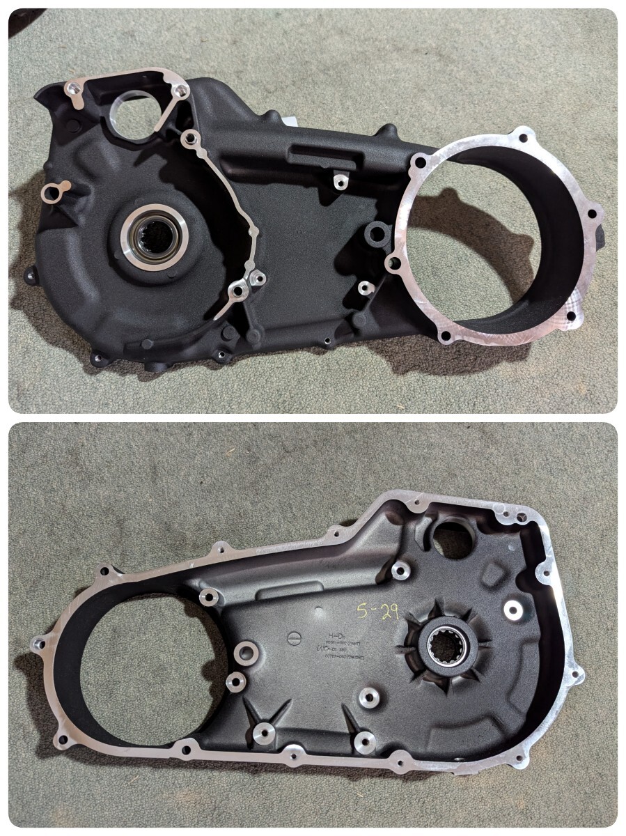 FXD FXDL ダイナ ローライダー 06〜 ハーレー純正 HD純正 インナープライマリーカバー リンクルブラック 60681-06C 新車カスタム外し拍卖