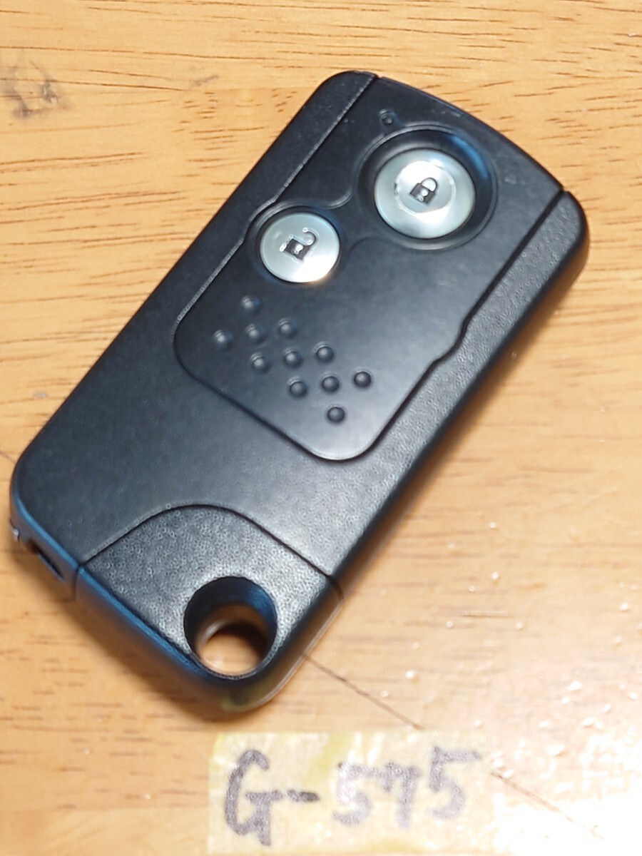 G-575 ホンダ HONDA 純正 スマートキー 2ボタン 【刻印 72147-SFA-J01】 オデッセイ / フィット 等 キーレス リモコン 追跡あり・匿名配送拍卖