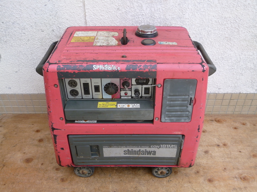 やまびこ エンジン発電機兼用溶接機 EGW181MS 中古現状 発電機 溶接機拍卖