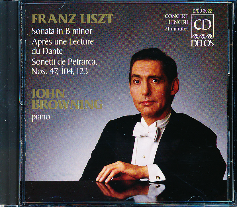 DELOS初期盤 リスト ピアノ作品集 ブラウニング 日本SANYOプレス拍卖
