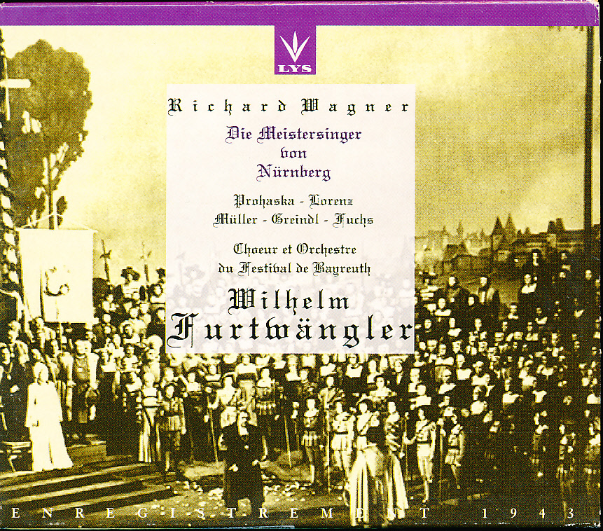 Dante/LYS ワーグナー 楽劇「ニュルンベルクのマイスタージンガー」 フルトヴェングラー 4CD拍卖