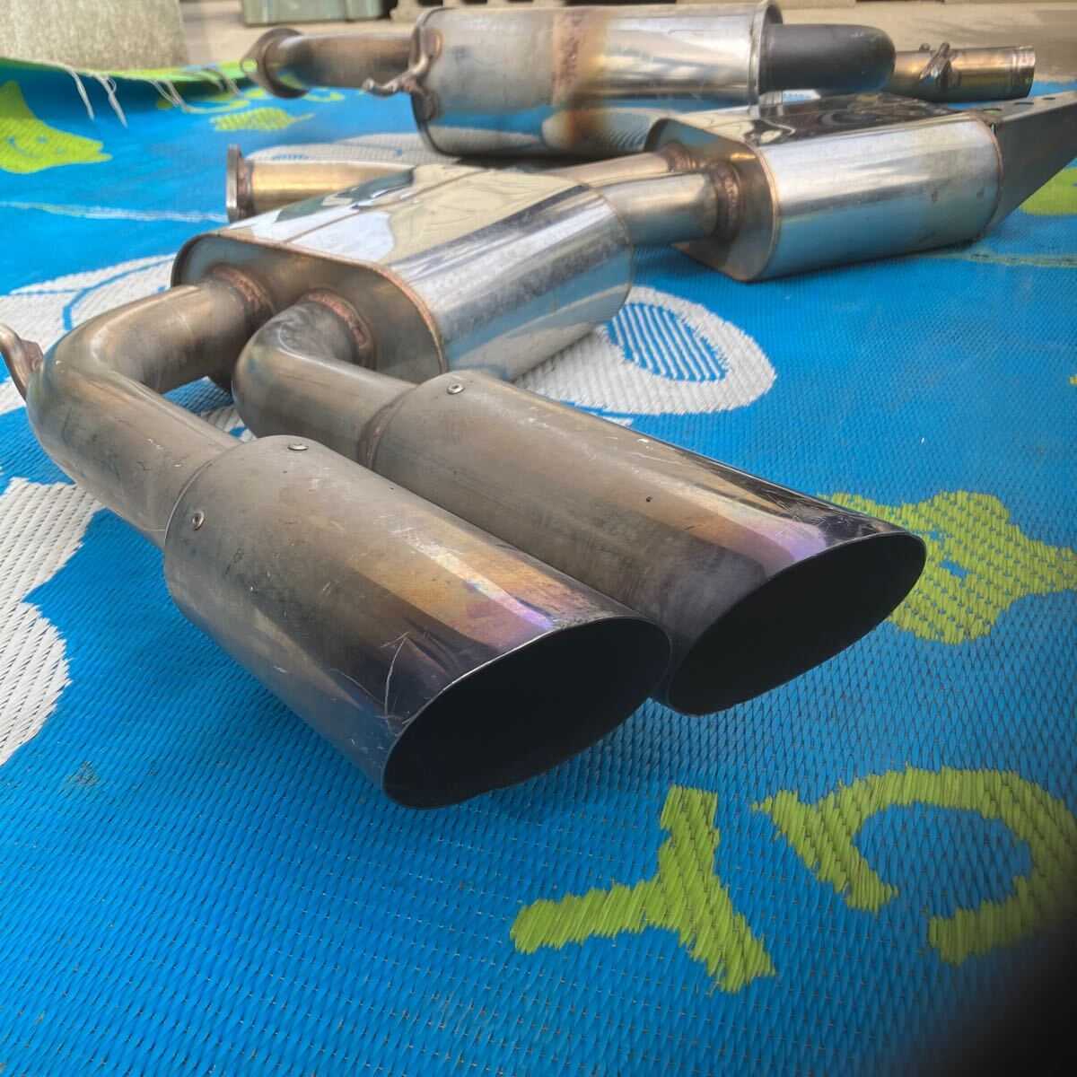 VWGOLFⅤ用社外マフラーフォルクスワーゲン ゴルフ5BLUEWAVE ENGINEERING ブルーウェイブヴァリアント(ワゴン)用かもです,正確な確認要 拍卖