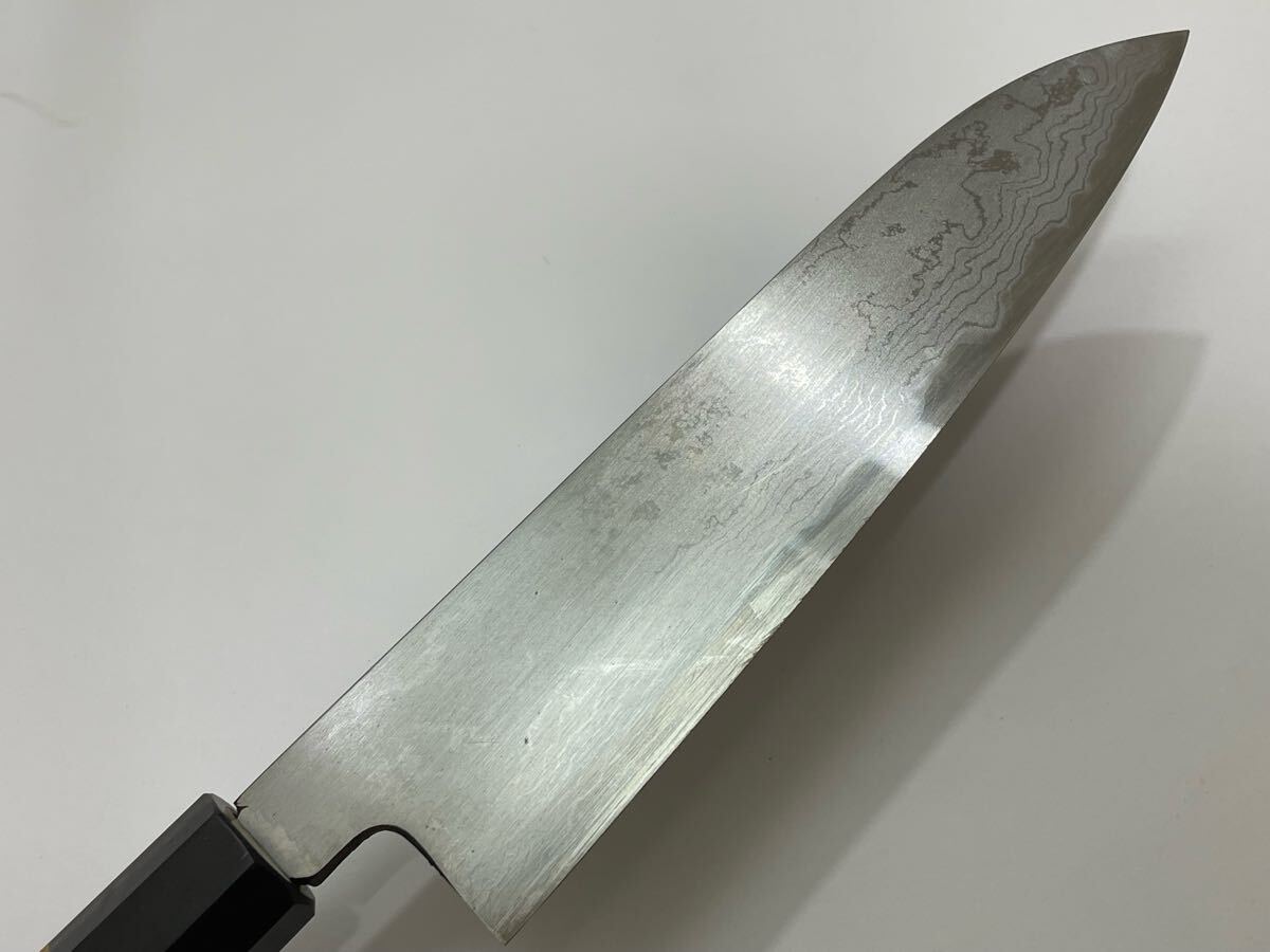 牛刀 ダマスカス 包丁 215mm拍卖