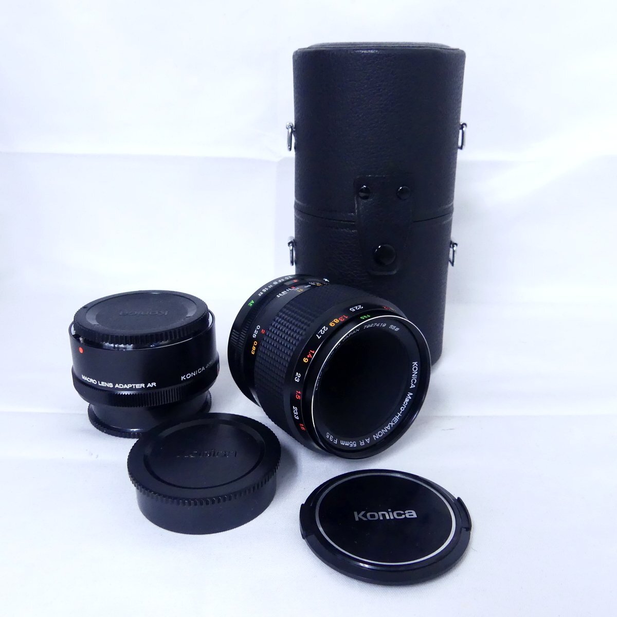 KONICA コニカ Macro-HEXANON AR 55mm F3.5 マニュアルフォーカス カメラレンズ USED /2505C拍卖
