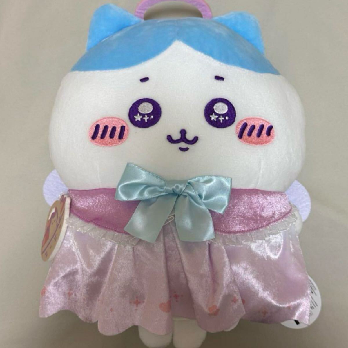 ちいかわ てんしあくま てんしなBIGぬいぐるみ ハチワレ ぬいぐるみ でっかい 大きい 大きめ BIG グッズ ちぃかわ ナガノ 天使拍卖