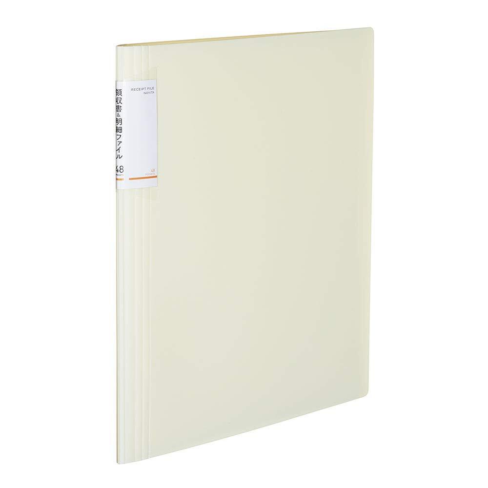 コクヨ ファイル 領収書・明細 ノビータ 固定式 A4 48ポケット 白 ラ-NVR520W拍卖