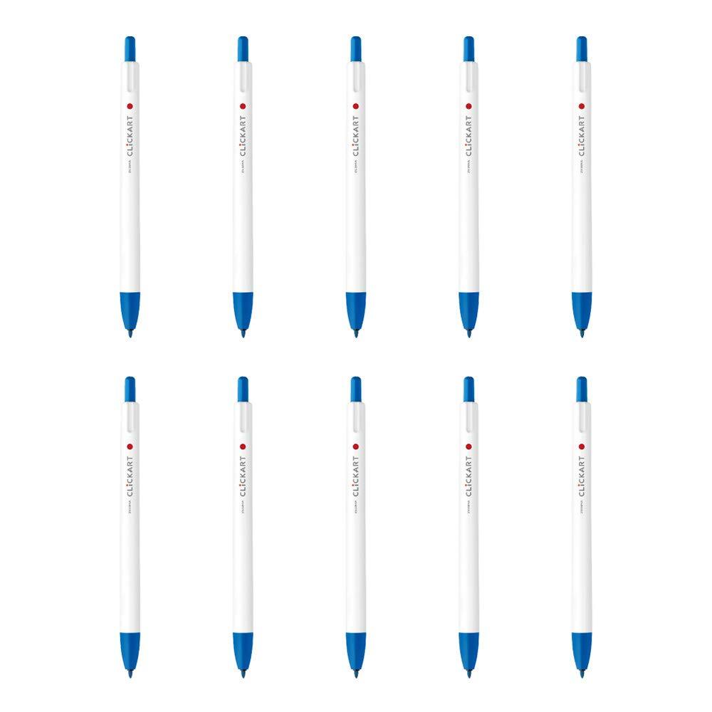 ゼブラ 水性ペン クリッカート ペールブルー 10本 B-WYSS22-PB拍卖