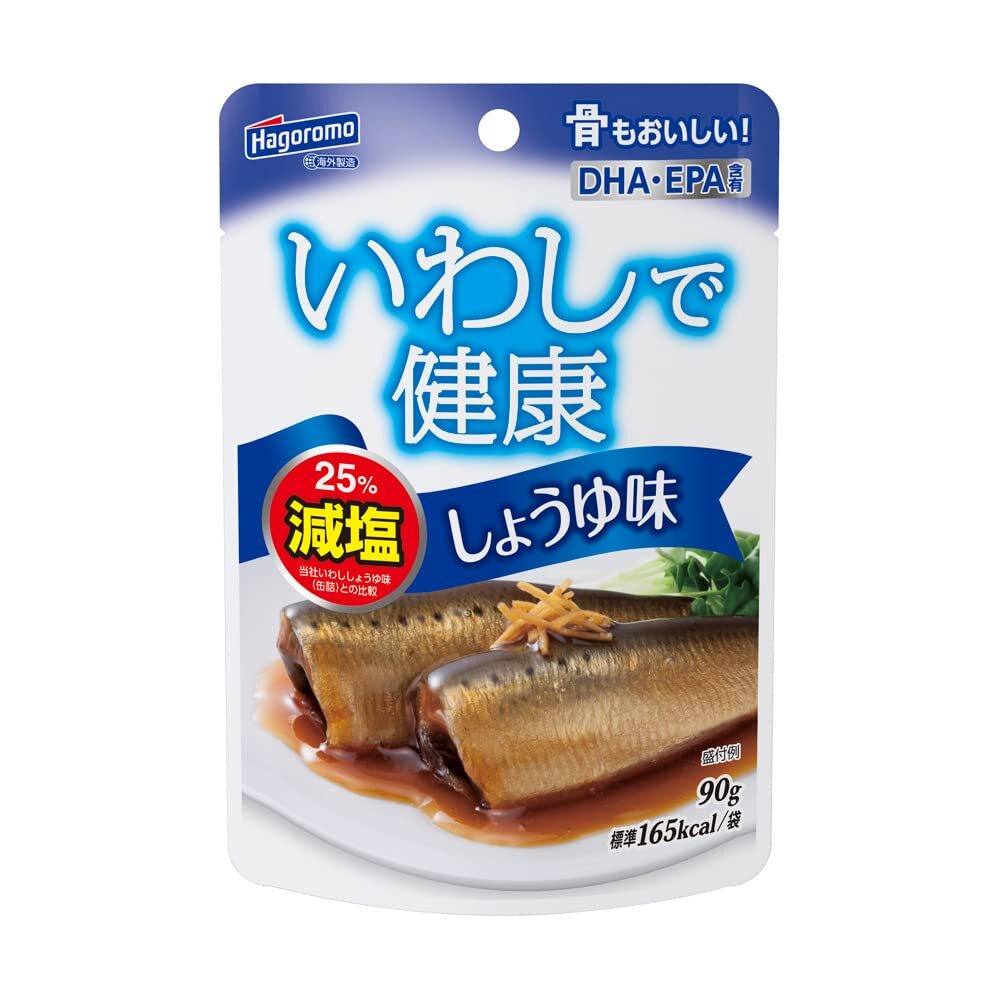 はごろも いわしで健康 しょうゆ味 (パウチ) 90g (1572)×12個拍卖