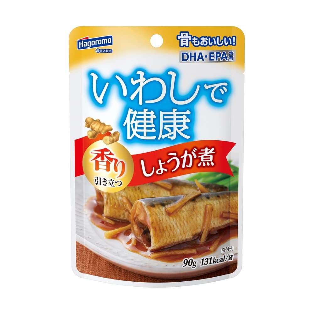 はごろも いわしで健康 しょうが煮 (パウチ) 90g (1599)×12個拍卖