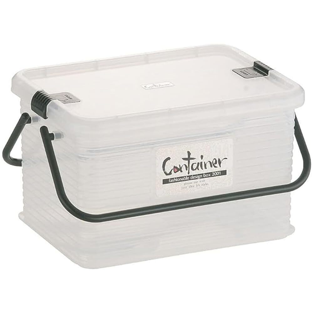 サンコープラスチック コンテナ S 幅29×奥20×高16.8cm ナチュラルブラック拍卖