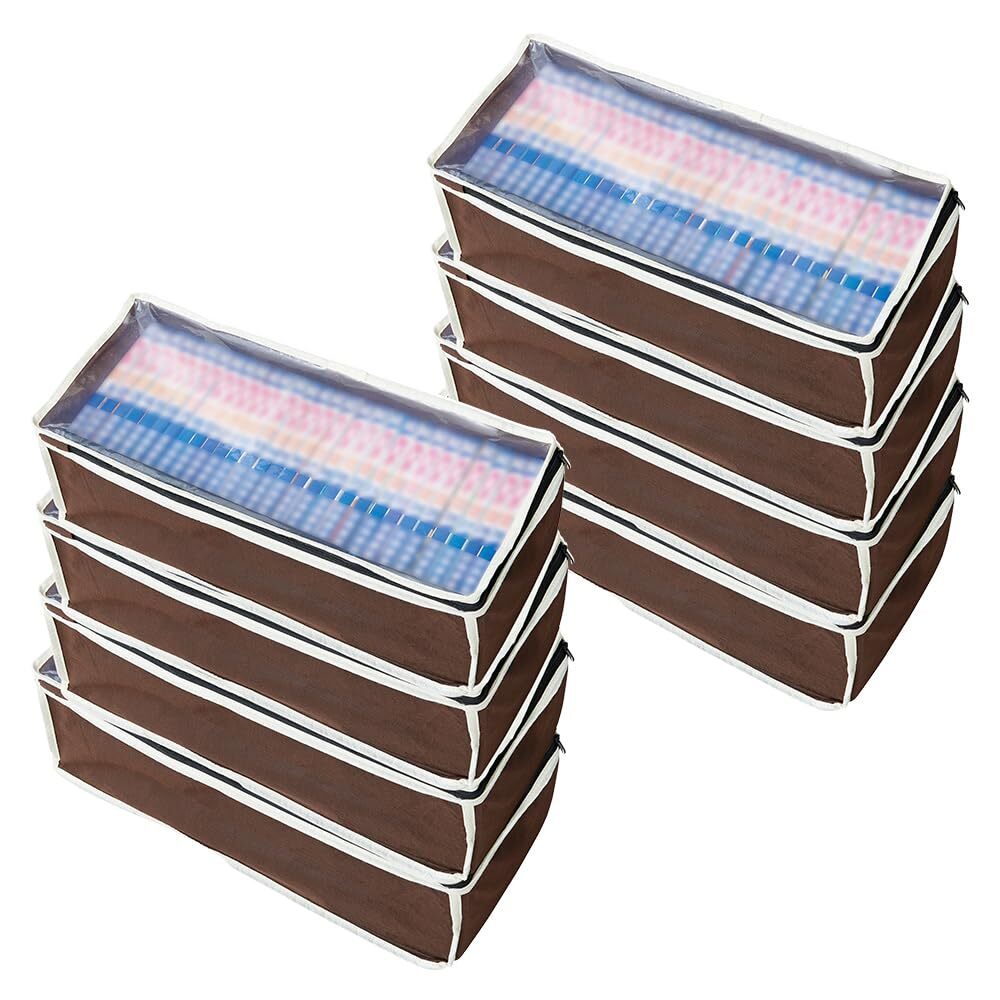 アイメディア(Aimedia) パッと見えるコミック収納袋 8枚組 収納袋 収納ケース 収納ボックス コミック収納 漫画 収納 漫画本 クローゼ拍卖