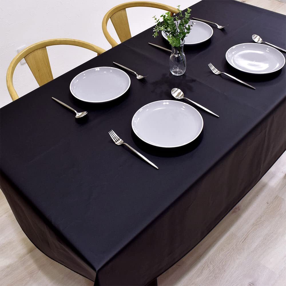 スタイルデコール(STYLE Decor) テーブルクロス 綿100% おしゃれ 長方形 北欧 142×180cm スタンダード 無地オックス・拍卖
