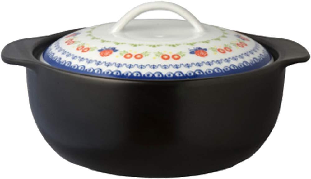 リビング(Living) NORDIC 土鍋 6.5号 IH・ガス火対応 一人鍋 1-2人用 705712拍卖