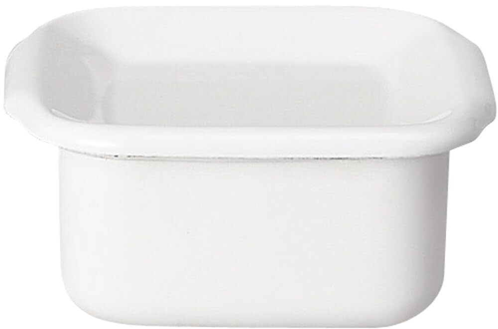 野田琺瑯 ホワイトシリーズ 保存容器 スクウェアS 琺瑯蓋付 日本製 WSH-S拍卖