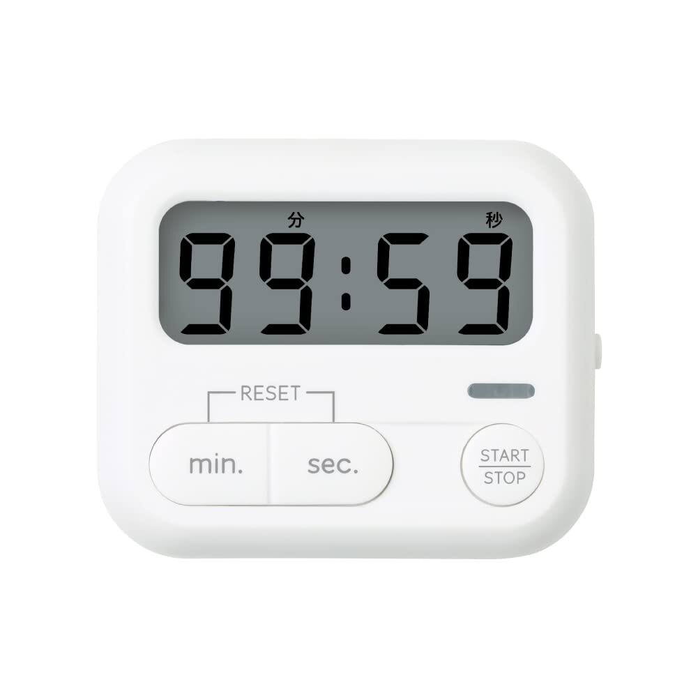 ソニック タイマー モチベプラス スタディタイマー ミニ LED付 ホワイト LV-7097-W拍卖