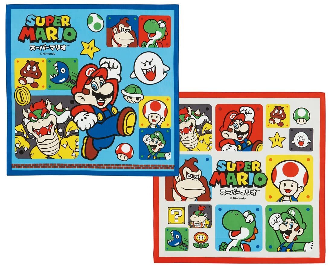 スケーター(Skater) 子供用 お弁当クロス スーパーマリオ 23 ランチクロス 2枚セット KB4WN-A拍卖