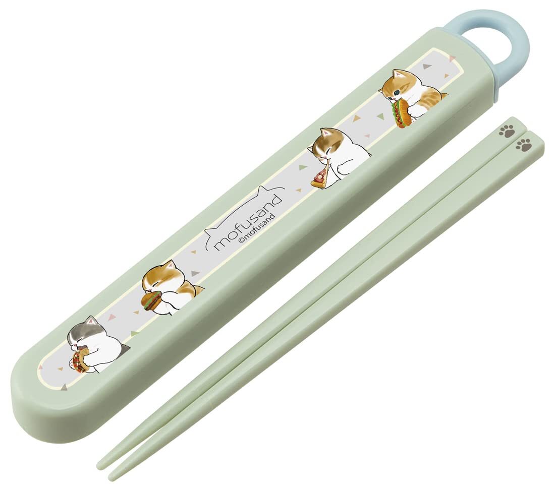 スケーター(Skater) 箸 箸箱セット mofusand モフサンド 16.5cm 子供用 抗菌 日本製 ABS2AMAG-A拍卖