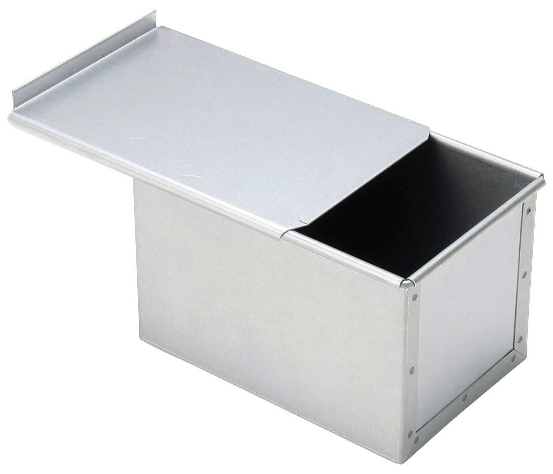 タイガークラウン パン型 シルバー 1.5斤 パン焼角型 フタ付 2396拍卖