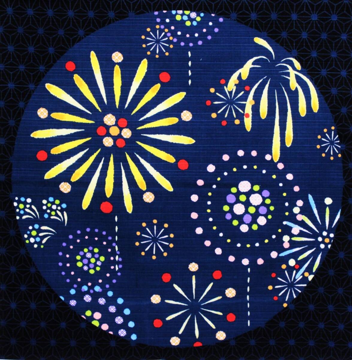 丸全 風呂敷 綿風呂敷 さとうひろみ 花火 約50×50cm拍卖