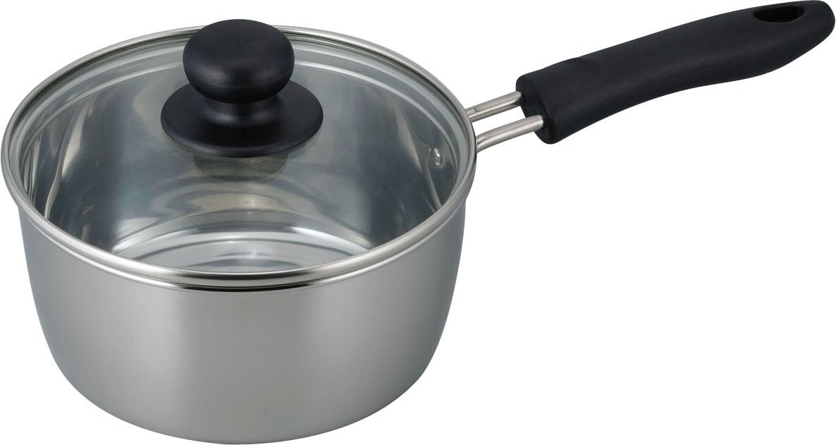 和平フレイズ(Wahei freiz) 片手鍋 16cm ステンレス ガラス蓋付 IH・ガス対応 レシード RR-6886拍卖