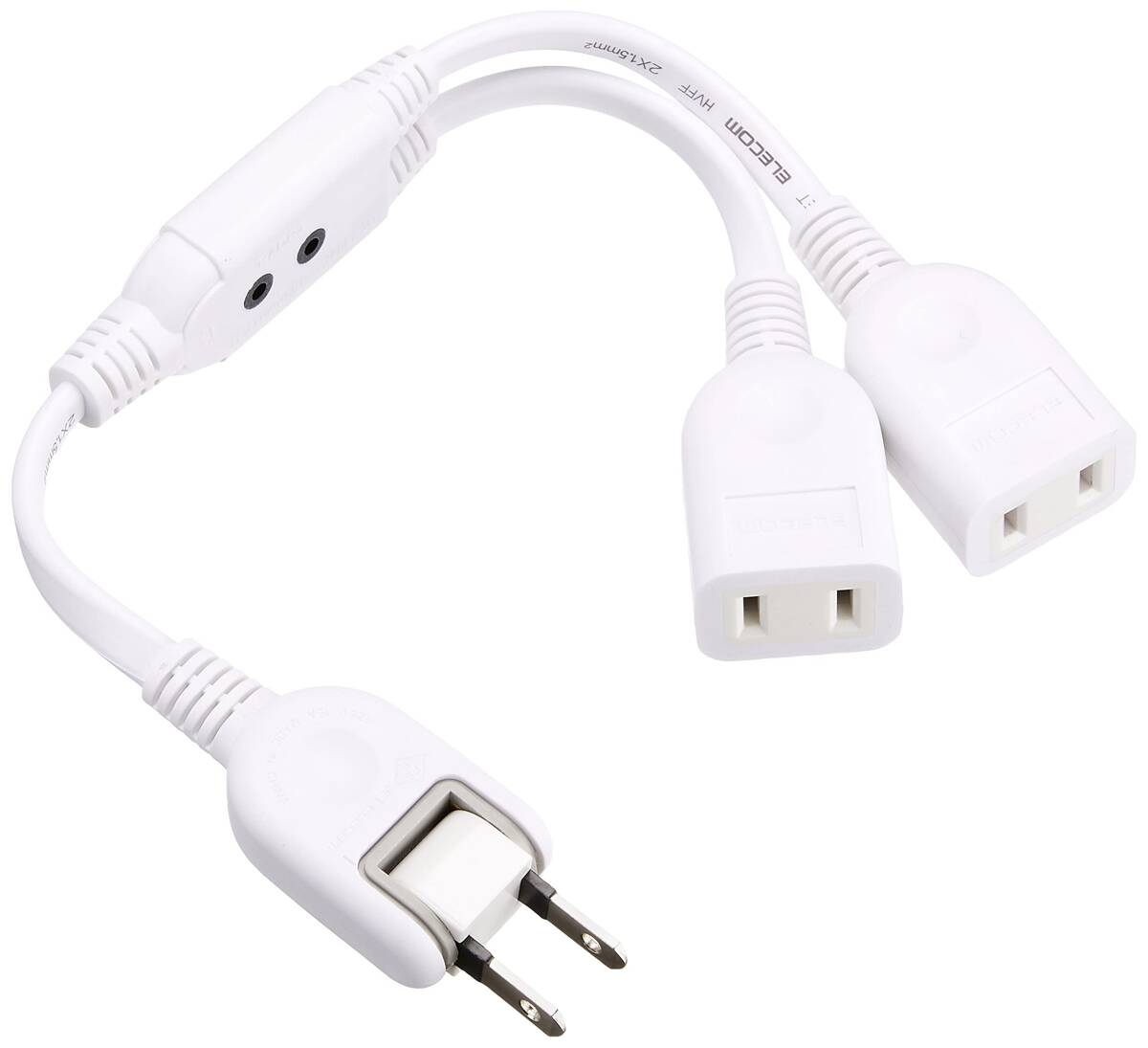 エレコム ACアダプタ用電源延長コード/2P/2個口/ホワイト拍卖