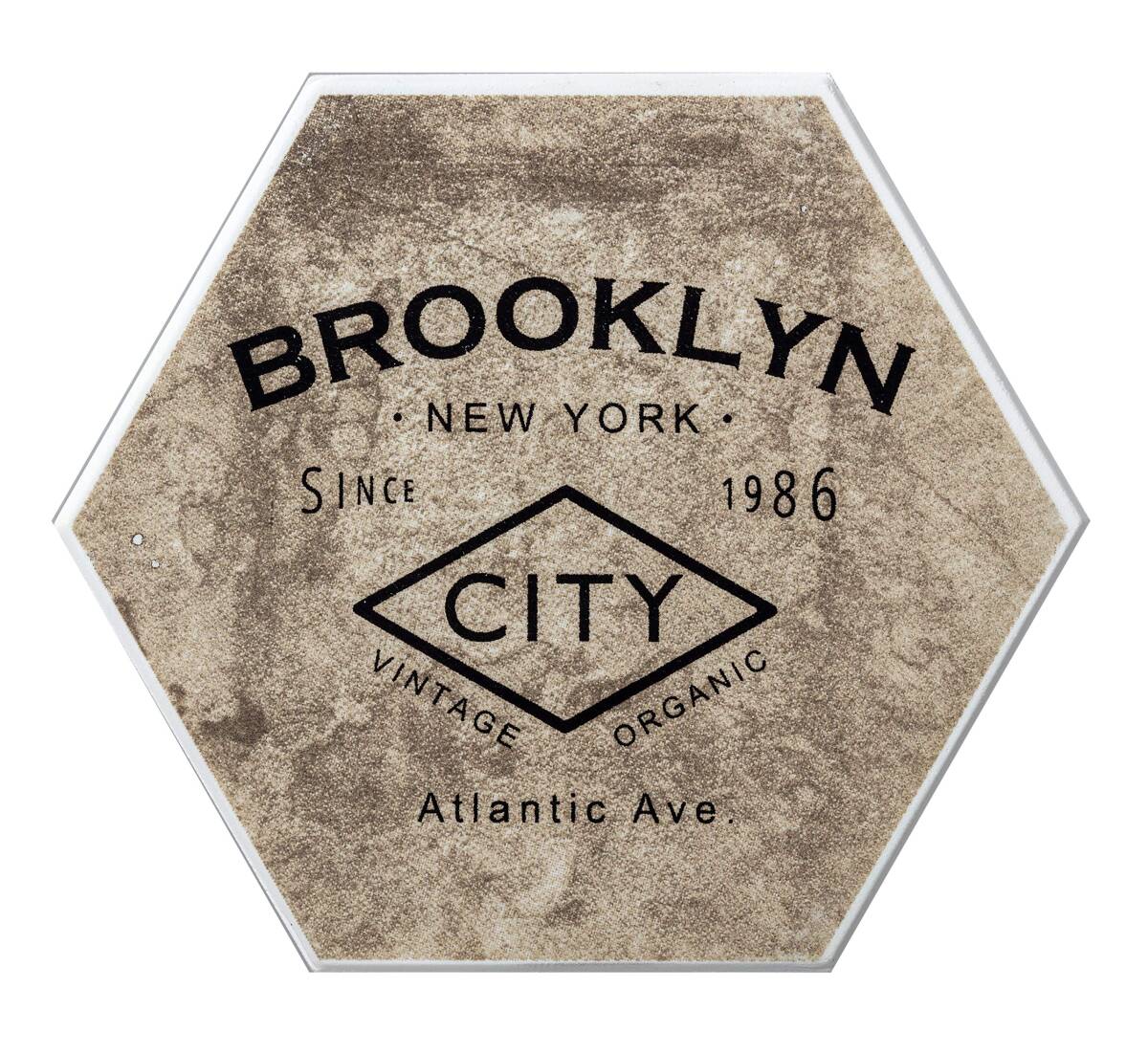 アネスティ 珪藻土 コースター ベージュ 縦9.8×横8.5×厚さ0.6cm Karari 六角形 ヘキサゴン ブルックリン 吸水 速乾 調湿拍卖