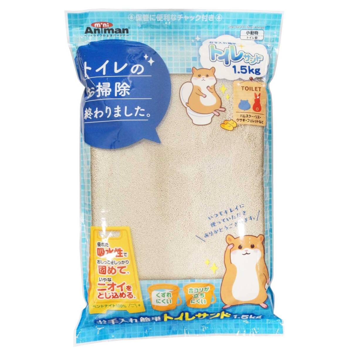 ミニアニマン お手入れ簡単トイレサンド 1.5kg×6袋セット (ケース販売)拍卖