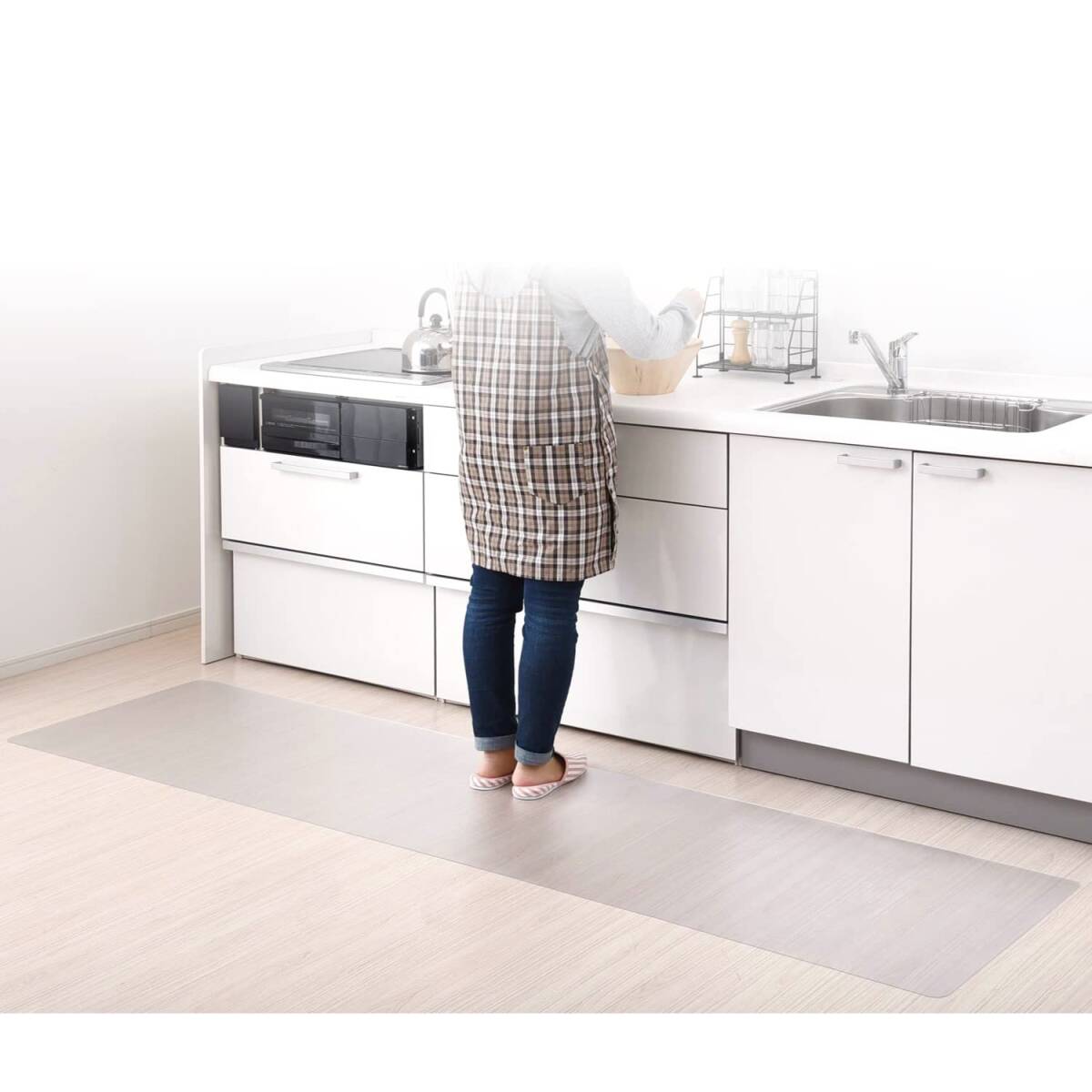 山善(YAMAZEN) キッチンクリアマット 60×240cm 1.5mm厚 CFM-2460拍卖