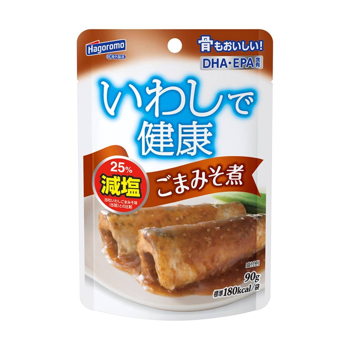 はごろも いわしで健康 ごまみそ煮 (パウチ) 90g (1597)×12個拍卖