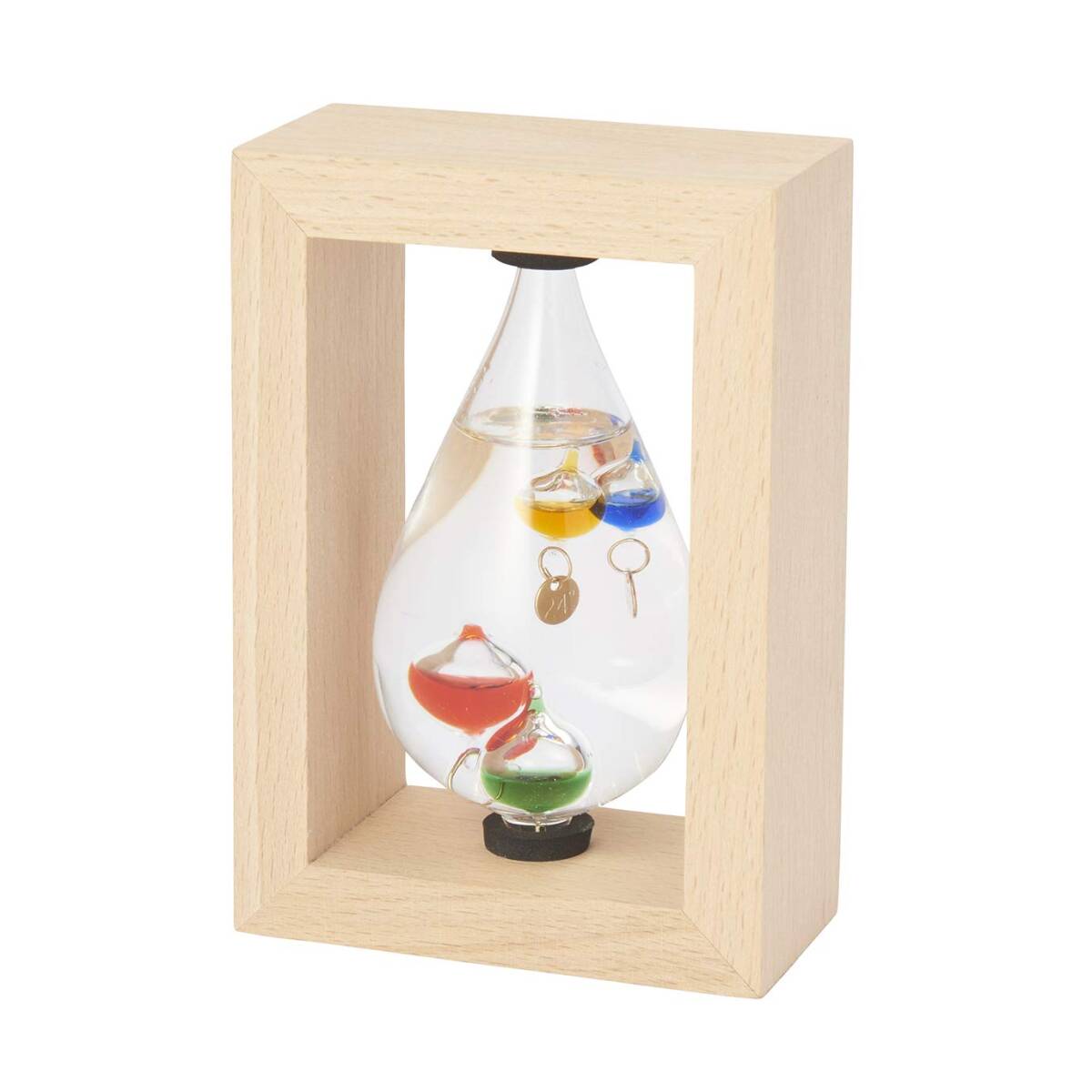 茶谷産業 ガラスフロート温度計 しずく (フレーム付) 333-213「ファン サイエンス(Fun Science)」 14.5(h)×10×6拍卖