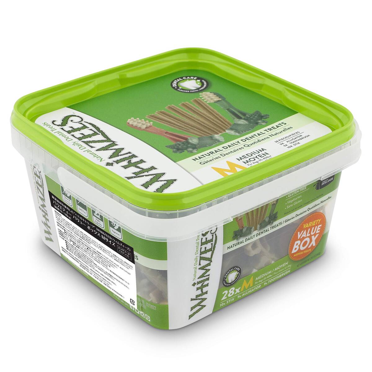 ウィムズィーズ 犬用おやつ バラエティバリューボックスM体重12-18kg Mサイズ (x 1)拍卖