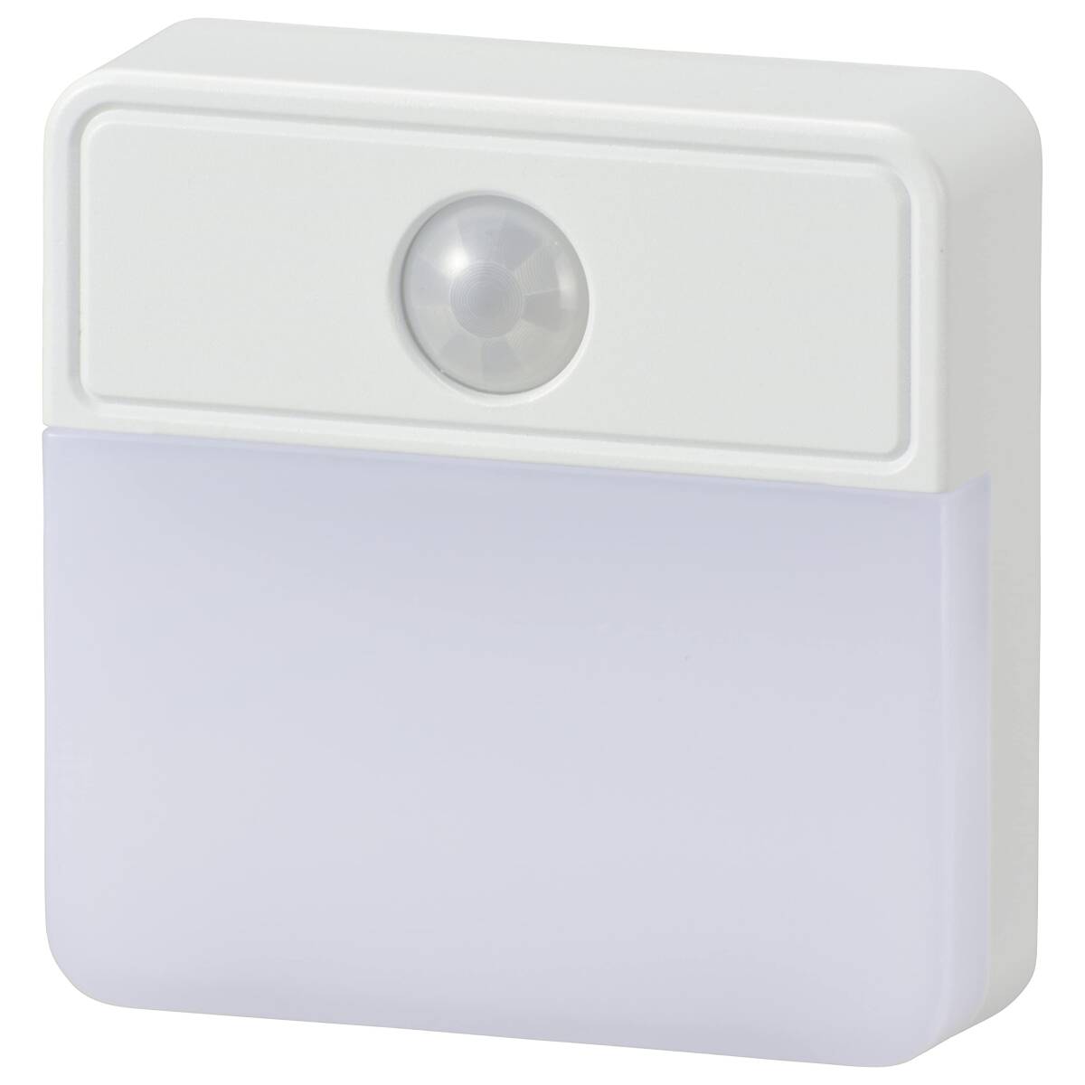 オーム電機 LED明暗人感センサー式ナイトライト 室内用 NIT-ALA6JSQ-WN 06-0148 OHM拍卖