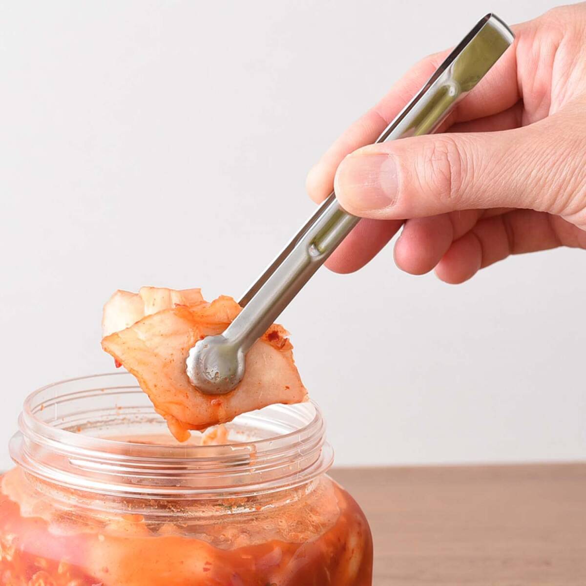 アーネスト 【日本製】 薬味トング 先端ギザギザ形状(しっかりキャッチ) スッとつかめてサッと取り分け ステンレス (絶妙サイズの卓上トン拍卖