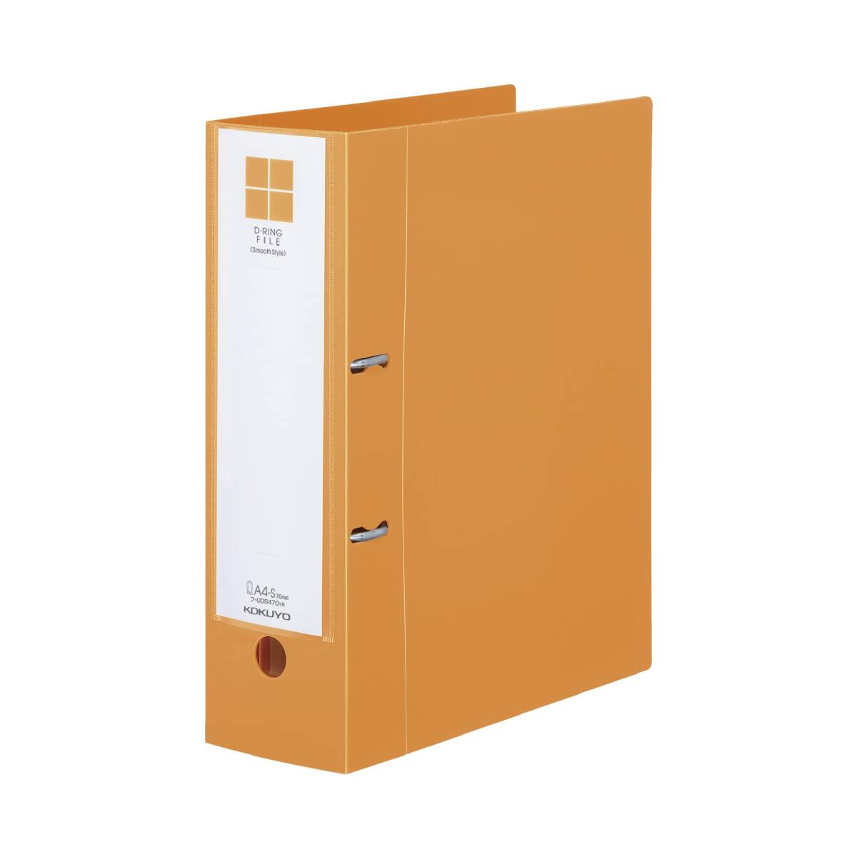 コクヨ Dリングファイル スムーススタイル A4 2穴 700枚収容 オレンジ フ-UDS470YR拍卖