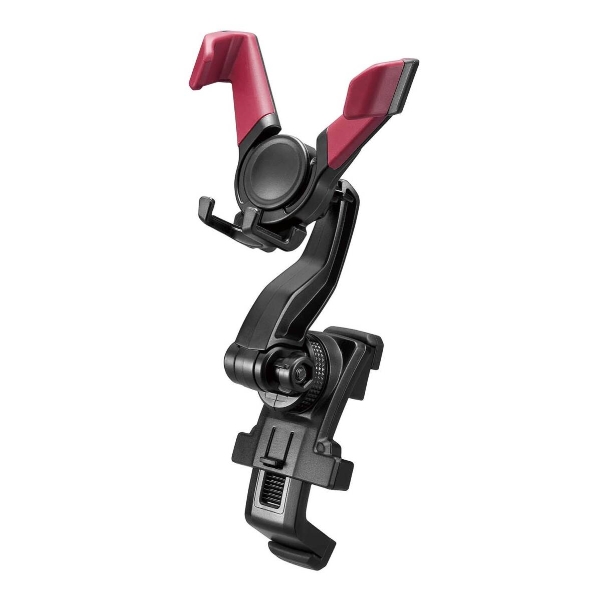 カーメイト 車載スマホホルダー ロングアームタイプ 【エアコン取付】【ウィングキャッチ】 スマホ置くだけ レッド SA30 黒拍卖