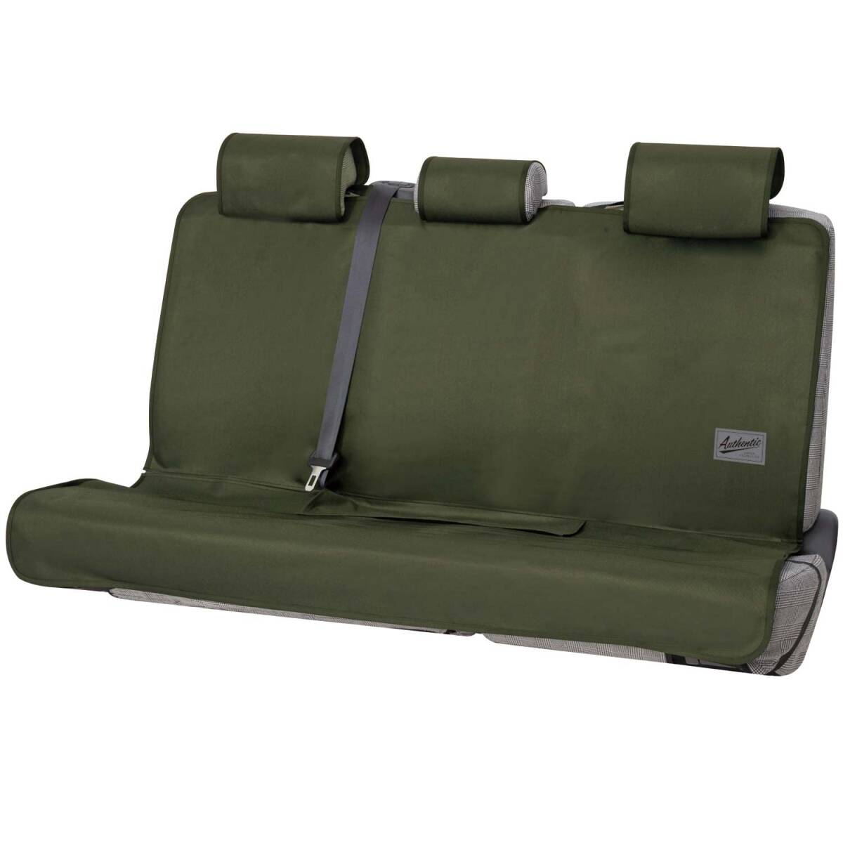 ボンフォーム シートカバー ファインテックスEX 防水 撥水 枕カバー付 後席シートベルト対応 後席用 グリーン 4092-28GN拍卖