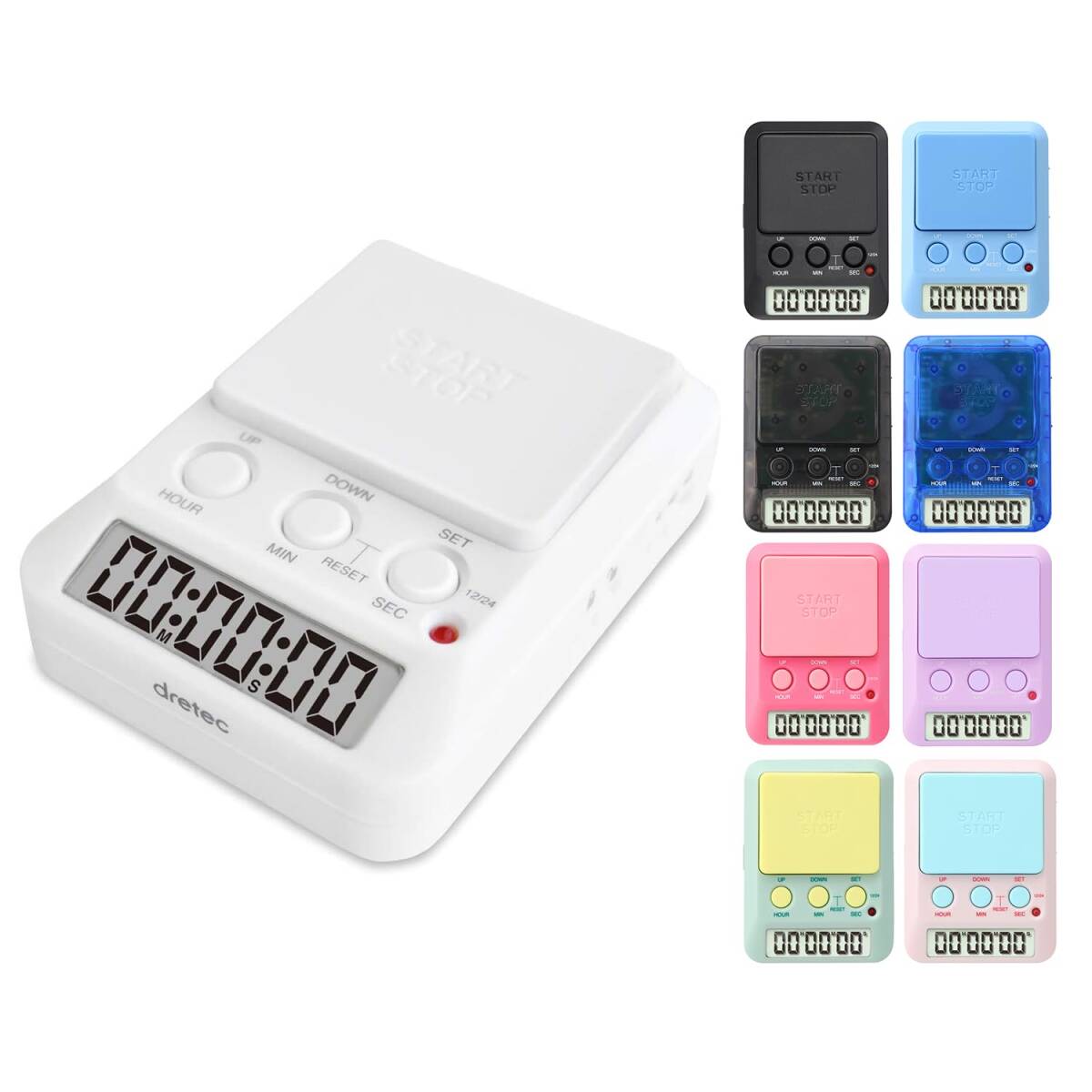 dretec(ドリテック) 勉強タイマー タイムアップ2 消音 T-580WTDI ホワイト拍卖