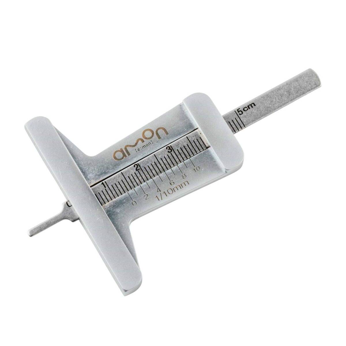 エーモン(amon) タイヤ溝ゲージ 最大測定値50mm オール金属製 8823拍卖